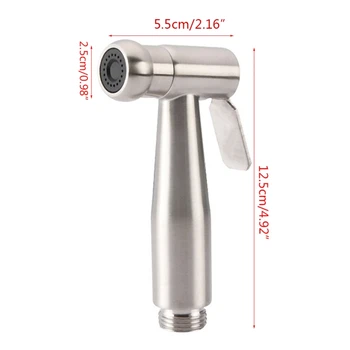 304 Stainless Steel Handheld Toilet Bidet Sprayer Hand Douche Faucet Spray R9JF
304 Stainless Steel Handheld Toilet Bidet Sprayer Hand Douche Faucet Spray R9JF