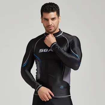 Sbart Rashguard Men Long Sleeve Swimsuit Rash Guard UV Swim Shirt Quick Dry Print Surf Sailing Diving Clothes Surfing Rushguard
Sbart Rashguard Men Long Sleeve Swimsuit Rash Guard UV Swim Shirt Quick Dry Print Surf Sailing Diving Clothes Surfing Rushguard