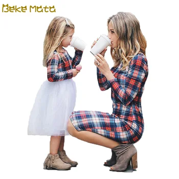 Mother Daughter Dresses Mommy And Me Clothes 2020 Spring Elegant Plaid Family Look Mom And Daughter Dress Family Matching Outfit
Mother Daughter Dresses Mommy And Me Clothes 2020 Spring Elegant Plaid Family Look Mom And Daughter Dress Family Matching Outfit