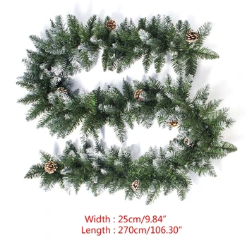 Christmas Wreath Garland Artificial Pine Cones Xmas Tree Rattan Hanging Ornament
Christmas Wreath Garland Artificial Pine Cones Xmas Tree Rattan Hanging Ornament