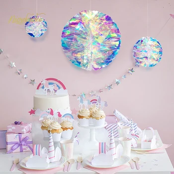 NICROLANDEE 3PCS Iridescent Honeycomb Ball Foil Ceiling Hanging Flowers for Wedding Birthday Baby Bridal Shower Princess Decor
NICROLANDEE 3PCS Iridescent Honeycomb Ball Foil Ceiling Hanging Flowers for Wedding Birthday Baby Bridal Shower Princess Decor