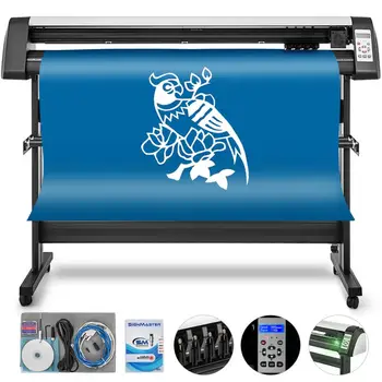 54 Inch Vinyl Cutter Machine Vinly Sign Cutting Plotter Starter Bundle Kit Software
54 Inch Vinyl Cutter Machine Vinly Sign Cutting Plotter Starter Bundle Kit Software