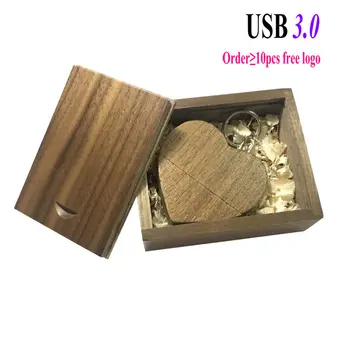 Custom Logo Maple Wood Walnut Heart +Box Model Usb 3.0 32GB Usb Flash Drive Pendrive 4GB 8GB 16GB 64GB Wedding Gift Give Gril
Custom Logo Maple Wood Walnut Heart +Box Model Usb 3.0 32GB Usb Flash Drive Pendrive 4GB 8GB 16GB 64GB Wedding Gift Give Gril