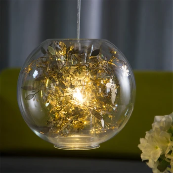 Modern E27 LED Kitchen Dining & Bar Pendant Lights Art Goid Silver Glass Lighting Fixture for Bar Bedroom Living Room Luminaria
Modern E27 LED Kitchen Dining & Bar Pendant Lights Art Goid Silver Glass Lighting Fixture for Bar Bedroom Living Room Luminaria