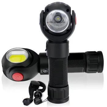 360 Degree Rotating Flashlight T6+COB USB Rechargeable LED Torch Waterproof Outdoor Lighting Led Flashlights 7 Modes With Magnet
360 Degree Rotating Flashlight T6+COB USB Rechargeable LED Torch Waterproof Outdoor Lighting Led Flashlights 7 Modes With Magnet