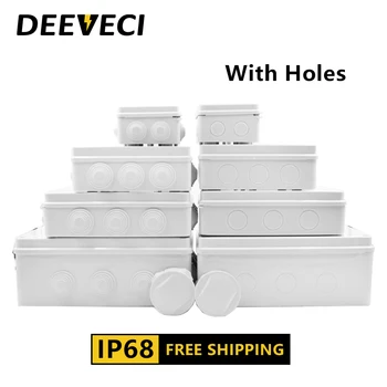 IP68 Plastic Waterproof Enclosure Box Electronic Project Outdoor Instrument Electrical Project Box Junction Housing with holes
IP68 Plastic Waterproof Enclosure Box Electronic Project Outdoor Instrument Electrical Project Box Junction Housing with holes