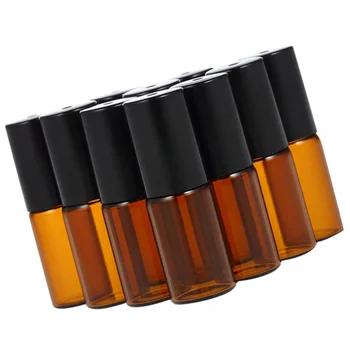 10PCS 3ml Refillable Perfume Roll-on Bottle Brown Empty Bottle with Roller Ball for Essential Oil Aromatherapy (with Dropper and
10PCS 3ml Refillable Perfume Roll-on Bottle Brown Empty Bottle with Roller Ball for Essential Oil Aromatherapy (with Dropper and