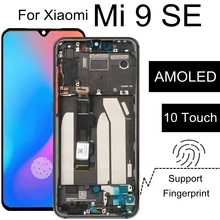 Écran tactile Amoled de remplacement, avec empreintes digitales, pour Xiaomi Mi 9 SE Mi 9SE=