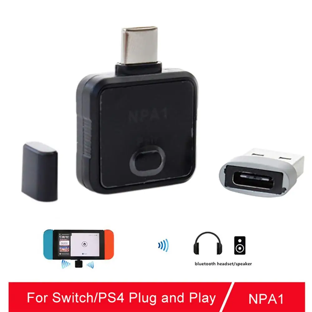 4.2 Bluetooth Transmitter Wireless Type-C Bluetooth Adapter Dongle Audio Transmitter for NS Switch PS4 Bluetooth Adapter
4.2 Bluetooth Transmitter Wireless Type-C Bluetooth Adapter Dongle Audio Transmitter for NS Switch PS4 Bluetooth Adapter