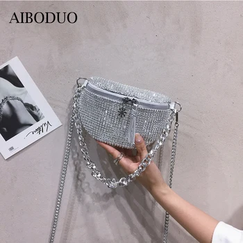 AIBODUO Shoulder Bag For Women 2020 Summer Diamond Fashion Leisure Versatile Messenger Bag Chain Daily Shopping Office Bag
AIBODUO Shoulder Bag For Women 2020 Summer Diamond Fashion Leisure Versatile Messenger Bag Chain Daily Shopping Office Bag