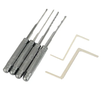 6-In-1 Universal Handy Lock Picks Set Key Extractor Set- Grey
6-In-1 Universal Handy Lock Picks Set Key Extractor Set- Grey