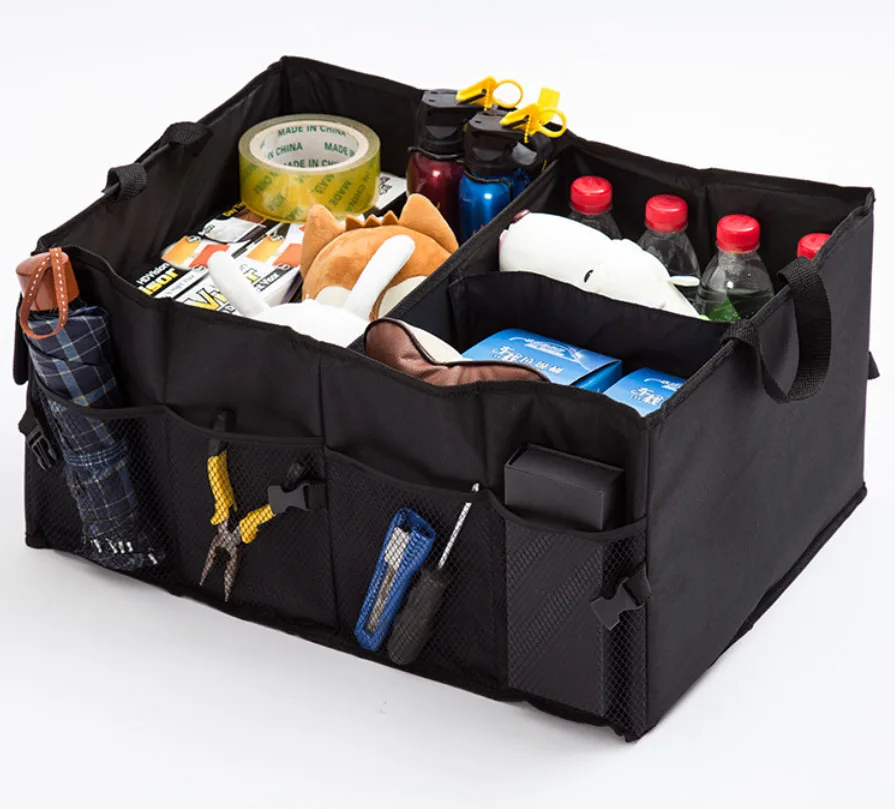 Car Trunk Organizer for SUV Truck | Auto Durable Collapsible Cargo Storage | Non Slip Bottom Strips to Prevent Sliding
Car Trunk Organizer for SUV Truck | Auto Durable Collapsible Cargo Storage | Non Slip Bottom Strips to Prevent Sliding