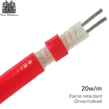1.8m PTFE 20w constant power parallel heating cable flame retardant roof Snow removal Water tank pipeline antifreeze Keep warm
1.8m PTFE 20w constant power parallel heating cable flame retardant roof Snow removal Water tank pipeline antifreeze Keep warm