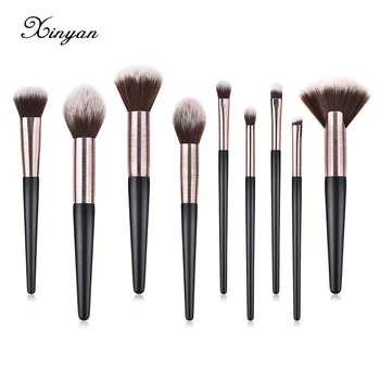 XINYAN Fashion Lines Pattern Makeup Brush Set Eyeshadow Wood Handle Foundation Powder Blush Concealer Cosmetic Beauty Tool
XINYAN Fashion Lines Pattern Makeup Brush Set Eyeshadow Wood Handle Foundation Powder Blush Concealer Cosmetic Beauty Tool