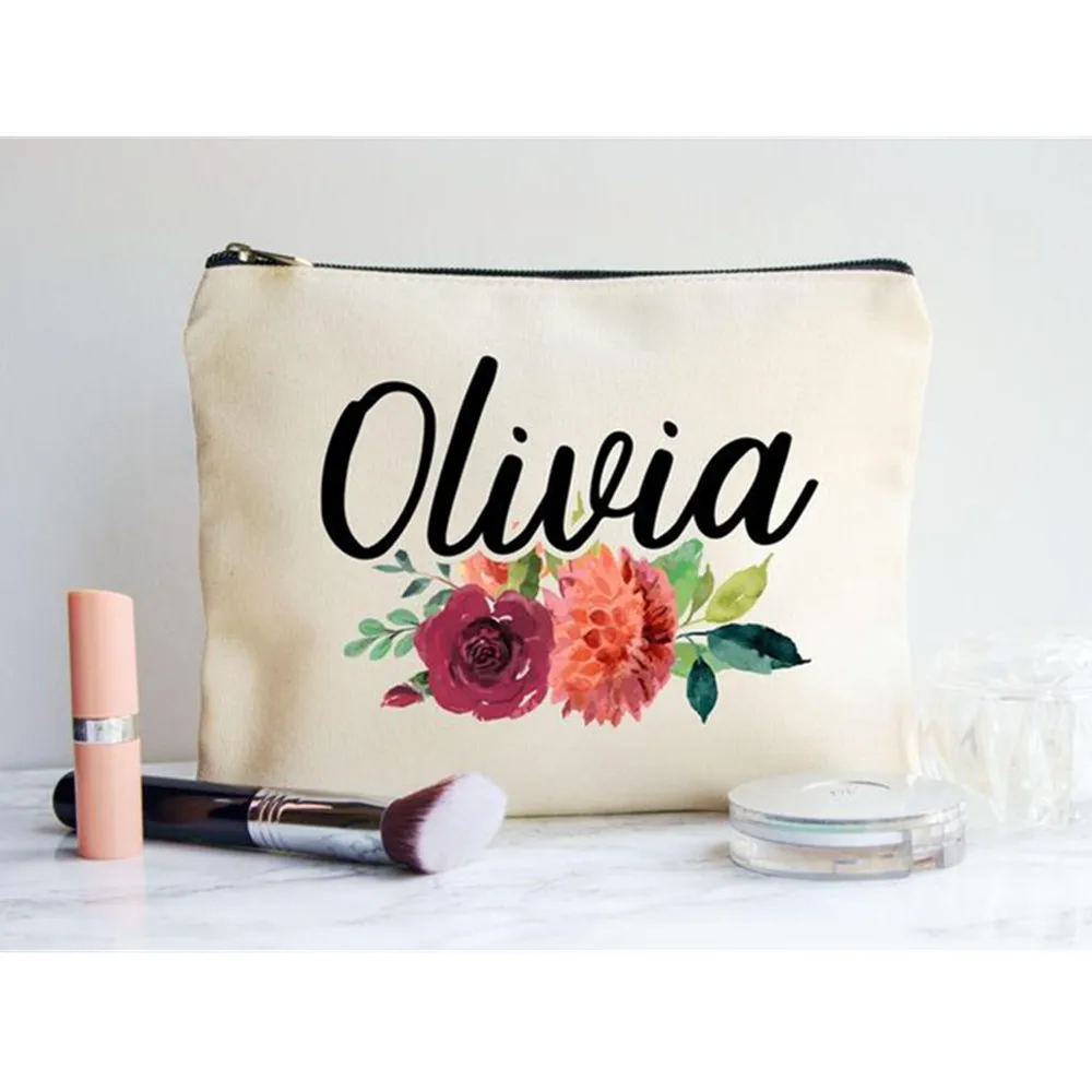 New Bride Squad Make Up bag personalized zipper flowers bride to be Cosmetic Bags Bridal unique Gift Purses bridesmaid proposal
New Bride Squad Make Up bag personalized zipper flowers bride to be Cosmetic Bags Bridal unique Gift Purses bridesmaid proposal