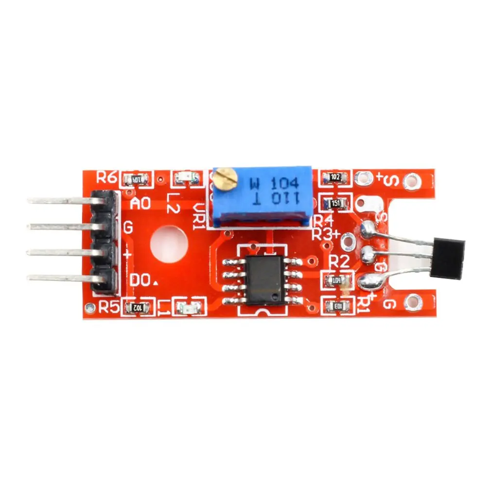 Linear Magnetic Hall Sensor Ky-024 Applicable A Accessories High Sensitivity
Linear Magnetic Hall Sensor Ky-024 Applicable A Accessories High Sensitivity