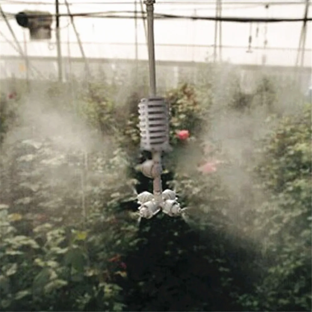 Hight Quality Greenhouse Hanging Mist Sprayer Kits Cross Misting Nozzle Micro Sprinkling Spray Irrigation System With 4 Fittings
Hight Quality Greenhouse Hanging Mist Sprayer Kits Cross Misting Nozzle Micro Sprinkling Spray Irrigation System With 4 Fittings