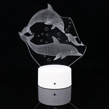 1 Set Colorful Acrylic Night Light Practical LED Lamp with Remote Control USB Powered Sleeping Lamp for Home (Dolphin Pattern)
1 Set Colorful Acrylic Night Light Practical LED Lamp with Remote Control USB Powered Sleeping Lamp for Home (Dolphin Pattern)