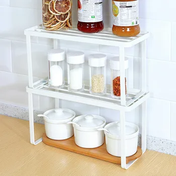 Wrought iron kitchen layered tiering racks desktop cruet racks separate finishing storage rack LL10161633
Wrought iron kitchen layered tiering racks desktop cruet racks separate finishing storage rack LL10161633
