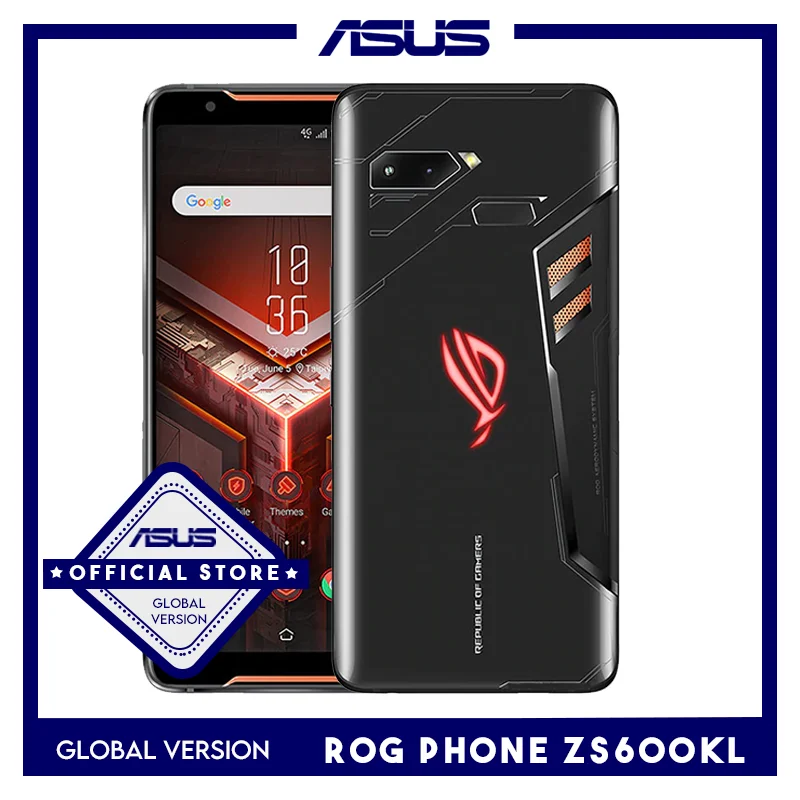 

Global Version ASUS ROG Phone ZS600KL Smartphone 8GB 128/512 GB Snapdragon 845 Adreno 630 NFC OTA Update Gaming Phone