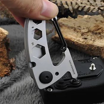 Portable Multitool Stainless Steel EDC Gadget Outdoor Tool Camping Keychain Supplies Bottle Opener Multi-Function Tools Wrench
Portable Multitool Stainless Steel EDC Gadget Outdoor Tool Camping Keychain Supplies Bottle Opener Multi-Function Tools Wrench