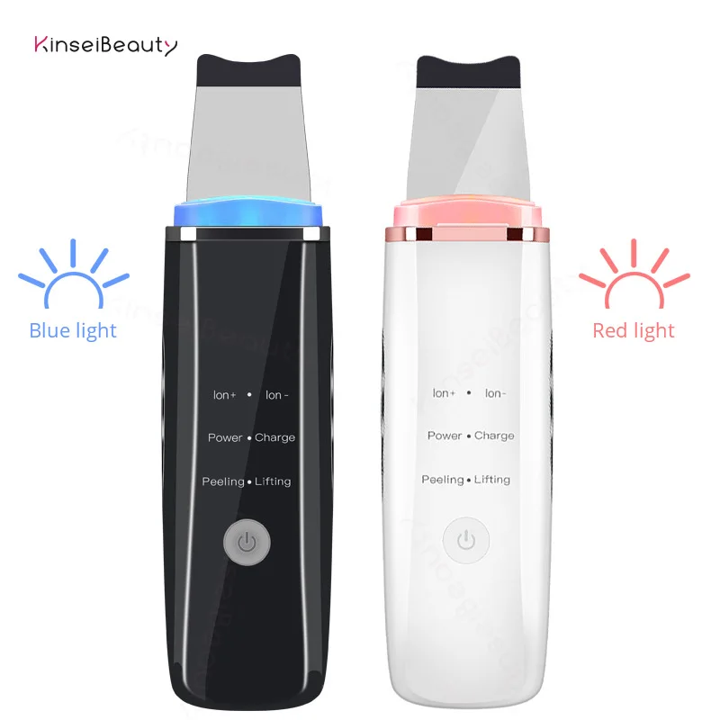 Ultrasonic Skin Scrubber Facial Skin Scrubber Blackhead Removal Cleaner RED&Blue Light Facial Cleaner Face Lifting Massager
Ultrasonic Skin Scrubber Facial Skin Scrubber Blackhead Removal Cleaner RED&Blue Light Facial Cleaner Face Lifting Massager