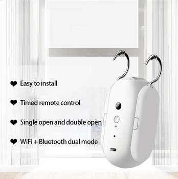 Intelligent Home Automation Curtain Machine Free Track Installation Remote Control Intelligent Curtain Robot
Intelligent Home Automation Curtain Machine Free Track Installation Remote Control Intelligent Curtain Robot