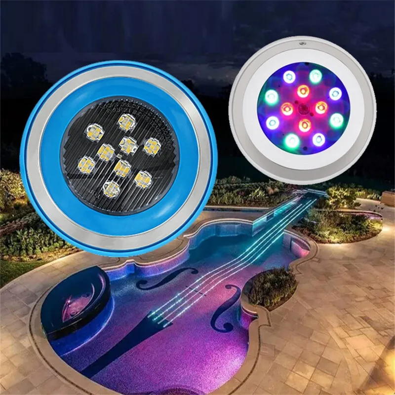 IP68 Waterproof Led Lights Subacuatica Led Pool Spotlight 18W 24W Underwater Led Swimming Pool Light AC 24V 12V Wall Spotlight
IP68 Waterproof Led Lights Subacuatica Led Pool Spotlight 18W 24W Underwater Led Swimming Pool Light AC 24V 12V Wall Spotlight