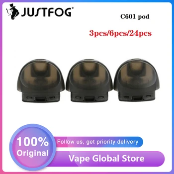 3pcs 24pcs Original JUSTFOG C601 Pod with 1.7ml Capacity & 1.6ohm Coil 100% Cotton Accessory for JUSTFOG C601 Kit Ecig Parts
3pcs 24pcs Original JUSTFOG C601 Pod with 1.7ml Capacity & 1.6ohm Coil 100% Cotton Accessory for JUSTFOG C601 Kit Ecig Parts