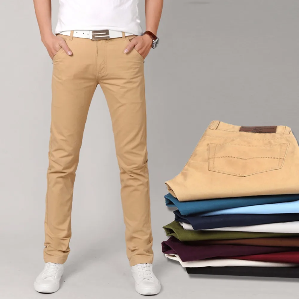 Autumn Summer New Cotton Slim Fit Pants for Men Casual Pants Men Mid Waist Jeans Straight Solid Regular Thin Pantalon Homme
Autumn Summer New Cotton Slim Fit Pants for Men Casual Pants Men Mid Waist Jeans Straight Solid Regular Thin Pantalon Homme