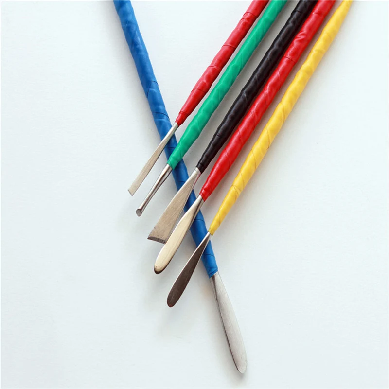 Cay Tools Pottery Sculpture Handmade Art DIY Fimo Clay Tool Stainless Steel Double Heads 10Sets (6pcs/sets)
Cay Tools Pottery Sculpture Handmade Art DIY Fimo Clay Tool Stainless Steel Double Heads 10Sets (6pcs/sets)