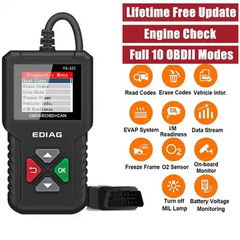 YA101 OBD2 Scanner Automotive OBD Code Reader OBD2 Scanner Car Check Engine Fault Live Data Diagnostic Tool Wholesale
YA101 OBD2 Scanner Automotive OBD Code Reader OBD2 Scanner Car Check Engine Fault Live Data Diagnostic Tool Wholesale
