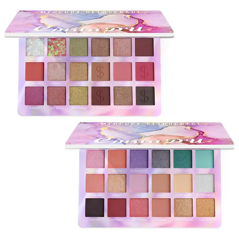 18 Color Glitter Eye Shadow Pallete Nude Shining Eyeshadow Pearlescent Makeup Waterproof Cosmetics Smoky Eye Shadow T0972
18 Color Glitter Eye Shadow Pallete Nude Shining Eyeshadow Pearlescent Makeup Waterproof Cosmetics Smoky Eye Shadow T0972