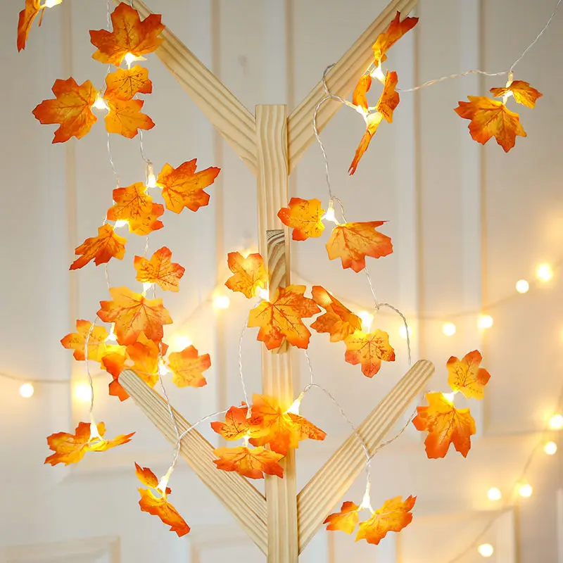 LED Maple Leaves Garland 2M 10 LEDs Silk Maple Leaf String for Halloween Thanksgiving Christmas Party Decoration Light Garlands
LED Maple Leaves Garland 2M 10 LEDs Silk Maple Leaf String for Halloween Thanksgiving Christmas Party Decoration Light Garlands