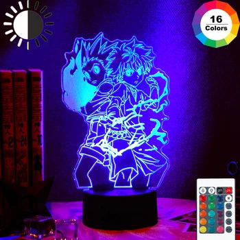 Anime Hunter X Hunter 3d Night Light Gon and Killua Figure Nightlight for Kid Bedroom Decor Lighting Child Gift Table Lamp
Anime Hunter X Hunter 3d Night Light Gon and Killua Figure Nightlight for Kid Bedroom Decor Lighting Child Gift Table Lamp