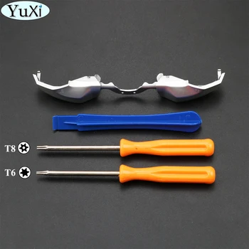 YuXi Sliver LB RB Bumpers Button For Xbox One Elite Controller With 3.5mm Jack Port + T6&T8 Screwdrivers Repair Tools + Crowbar
YuXi Sliver LB RB Bumpers Button For Xbox One Elite Controller With 3.5mm Jack Port + T6&T8 Screwdrivers Repair Tools + Crowbar