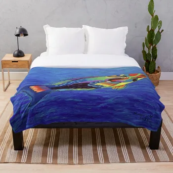 Parrot fish Blanket Wool Flannel Plush Blanket Bedspread For office Sherpa Blanket Couch Quilt Cover Travel
Parrot fish Blanket Wool Flannel Plush Blanket Bedspread For office Sherpa Blanket Couch Quilt Cover Travel