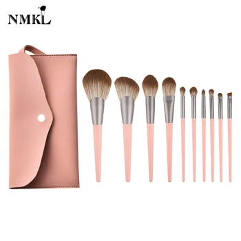 NMKL 10pcs Makeup Brushes Set Eyeshadow Brush Foundation Brush Trimming Brush Eyebrow Brush High-end brush blending brush
NMKL 10pcs Makeup Brushes Set Eyeshadow Brush Foundation Brush Trimming Brush Eyebrow Brush High-end brush blending brush