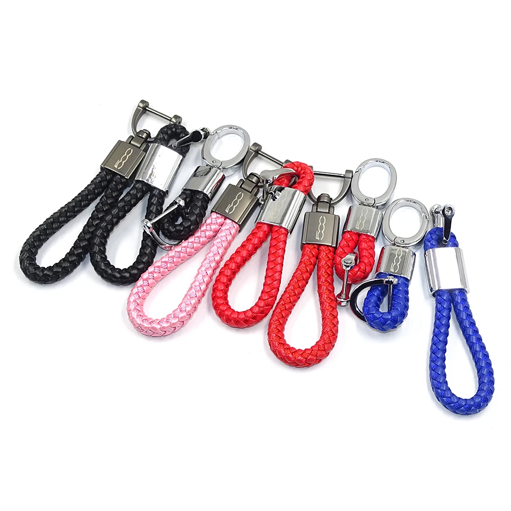 1pcs hand-woven rope keychain Auto KeyRing For Fiat 500 Logo Metal KeyChain Badge Key Ring Emblem Key Holder Chain
1pcs hand-woven rope keychain Auto KeyRing For Fiat 500 Logo Metal KeyChain Badge Key Ring Emblem Key Holder Chain