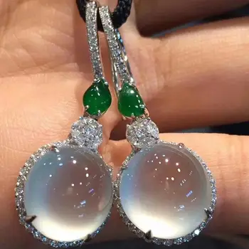 FDLK Exquisite Round Cut Moonstone Jewelry Dangle Drop Hoop Earring for Women Bridal Party Wedding Gifts
FDLK Exquisite Round Cut Moonstone Jewelry Dangle Drop Hoop Earring for Women Bridal Party Wedding Gifts