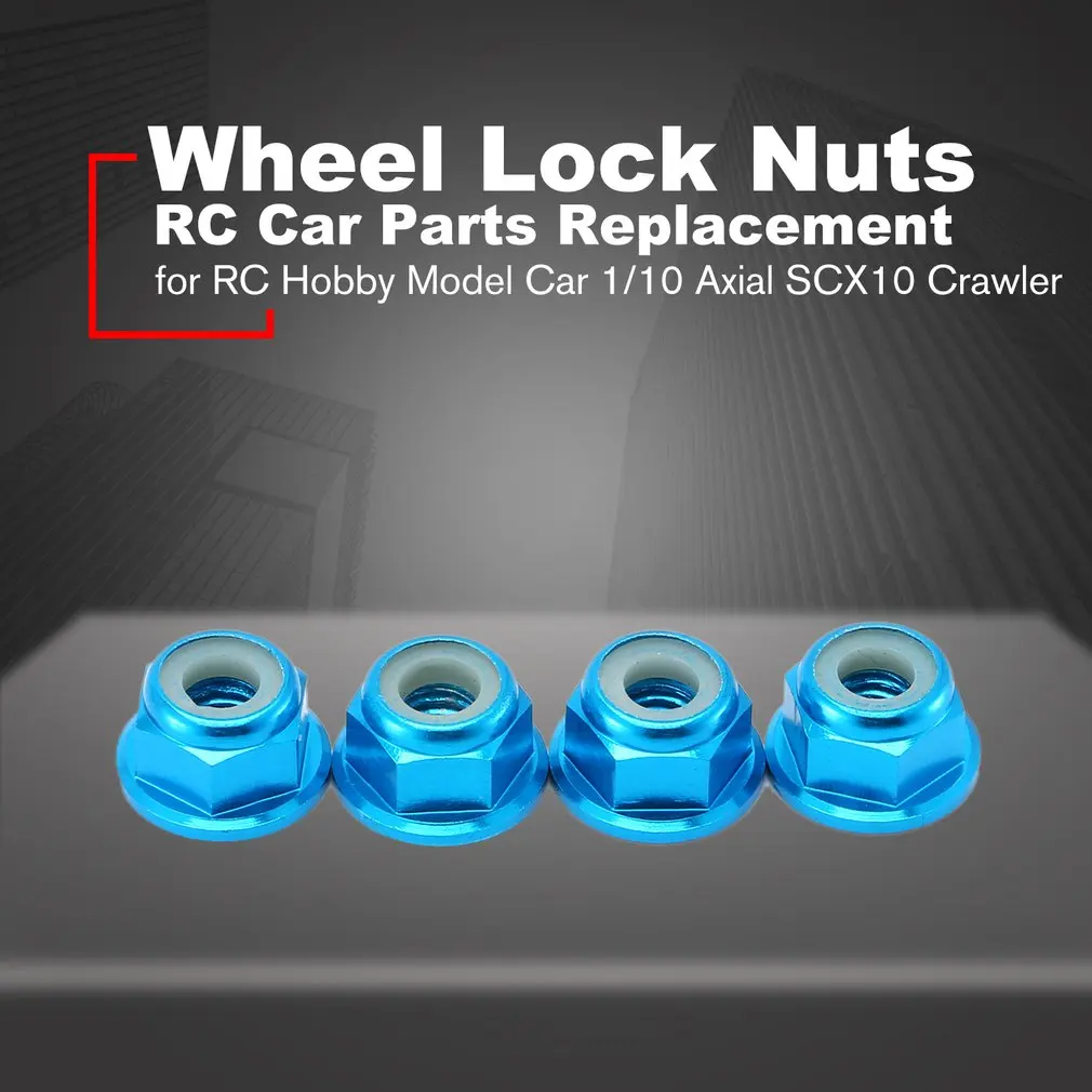 RC Car Wheel Lock Nut Aluminum Alloy Car Sets/Kit Wheel Hardware for RC Hobby Model Car 1/10 Axial SCX10 Crawler
RC Car Wheel Lock Nut Aluminum Alloy Car Sets/Kit Wheel Hardware for RC Hobby Model Car 1/10 Axial SCX10 Crawler