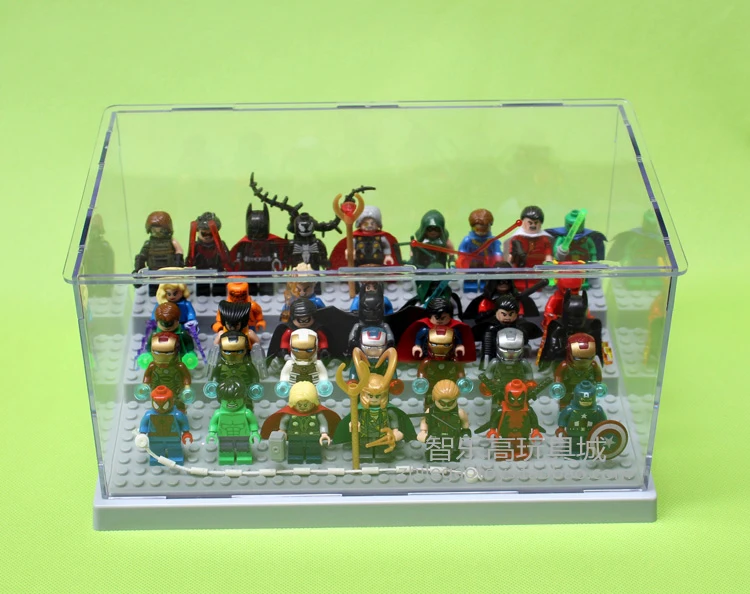 Five Color Acrylic Plesiglas Display Case Display Box 26*15*13cm For Building Block Super Heroes Avengers Baseplate Children Toy
Five Color Acrylic Plesiglas Display Case Display Box 26*15*13cm For Building Block Super Heroes Avengers Baseplate Children Toy