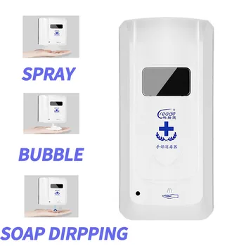 1000ML Automatic Sensor Hand Disinfection Machine Touchless Wall-mounted Soap/Spray/liquid Hand Cleaner Machine Recharge 
1000ML Automatic Sensor Hand Disinfection Machine Touchless Wall-mounted Soap/Spray/liquid Hand Cleaner Machine Recharge