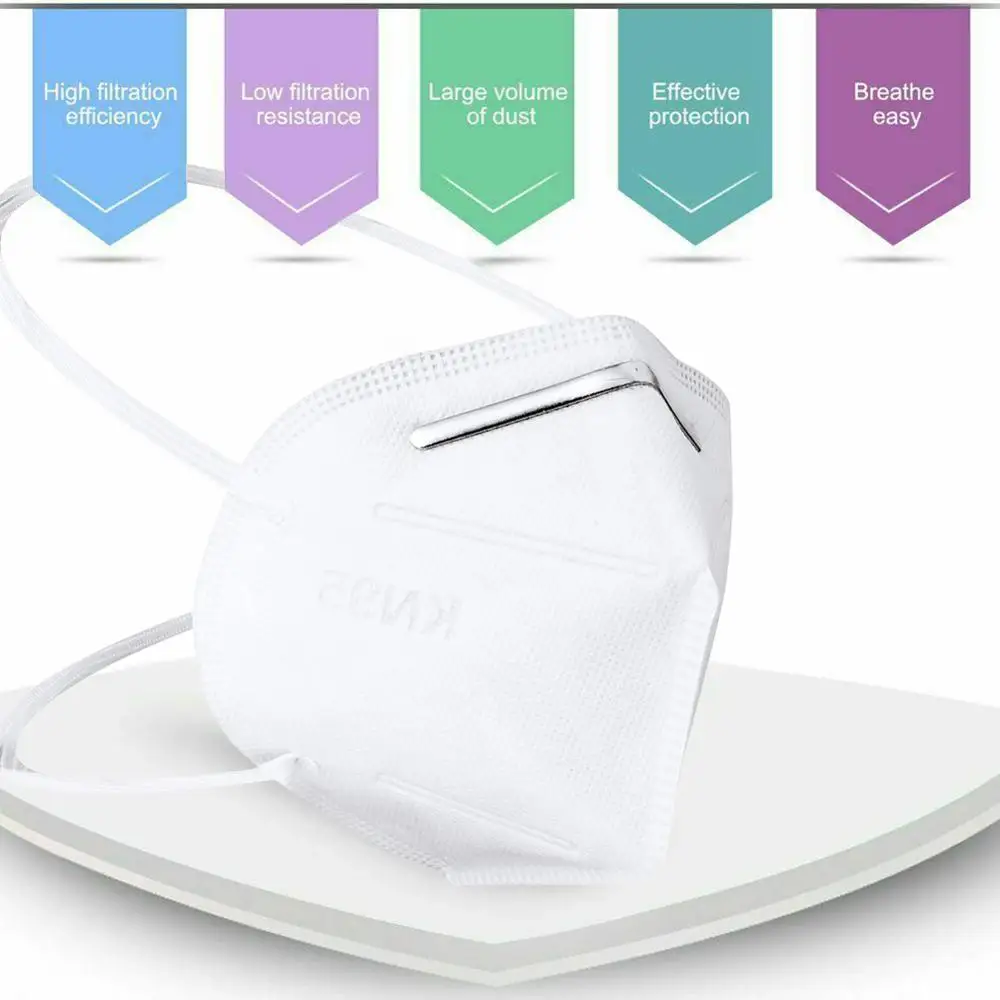 10 pcs KN95 Dustproof Anti-fog And Breathable Face Masks 95% Filtration N95 Masks Features as KF94 FFP2
10 pcs KN95 Dustproof Anti-fog And Breathable Face Masks 95% Filtration N95 Masks Features as KF94 FFP2