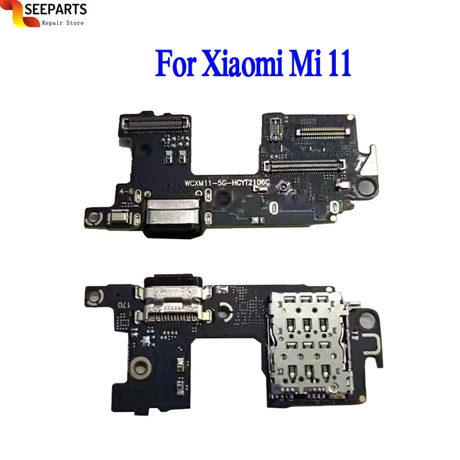 Гибкий USB-кабель для зарядного порта Xiaomi Mi 11 штепсельная плата устройства |