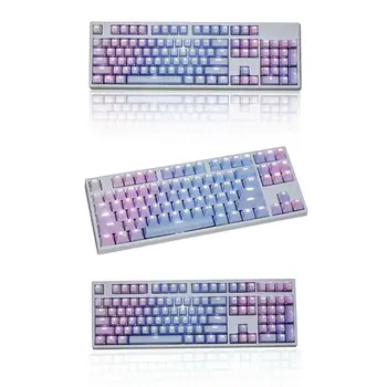 1 Set Replaceable PBT Keycaps 87 104 108 Transparent Lettering Keys Double Shot Injection Backli Key Cap for Mechanical Keyboard
1 Set Replaceable PBT Keycaps 87 104 108 Transparent Lettering Keys Double Shot Injection Backli Key Cap for Mechanical Keyboard