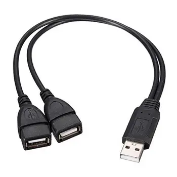 USB 2.0 A Male To 2 Dual Female Jack Y Splitter Hub Cord Power Cable Adapter F7H0
USB 2.0 A Male To 2 Dual Female Jack Y Splitter Hub Cord Power Cable Adapter F7H0
