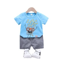 Summer Baby Fashion Clothes Children Boys Girls Cotton T Shirt Shorts 2Pcs/sets Kids Infant Clothing Toddler Cartoon Sportswear
Summer Baby Fashion Clothes Children Boys Girls Cotton T Shirt Shorts 2Pcs/sets Kids Infant Clothing Toddler Cartoon Sportswear
