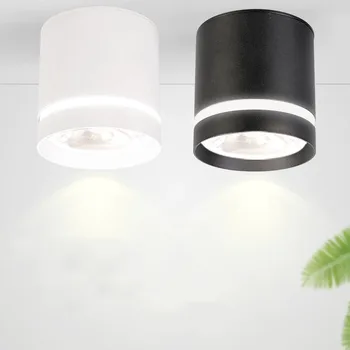 Surface Mounted Dimmable Ceiling Led 5W 9W 12W Cob Spot lights NO open Bedroom Foye Fixtures Lighting Downlight AC110V 220V
Surface Mounted Dimmable Ceiling Led 5W 9W 12W Cob Spot lights NO open Bedroom Foye Fixtures Lighting Downlight AC110V 220V