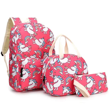 RT1505-D5 New Unicorn Red Three-Piece Schoolbag for Elementary School Students Children's Lunch Bag Pencil Case Backpack
RT1505-D5 New Unicorn Red Three-Piece Schoolbag for Elementary School Students Children's Lunch Bag Pencil Case Backpack